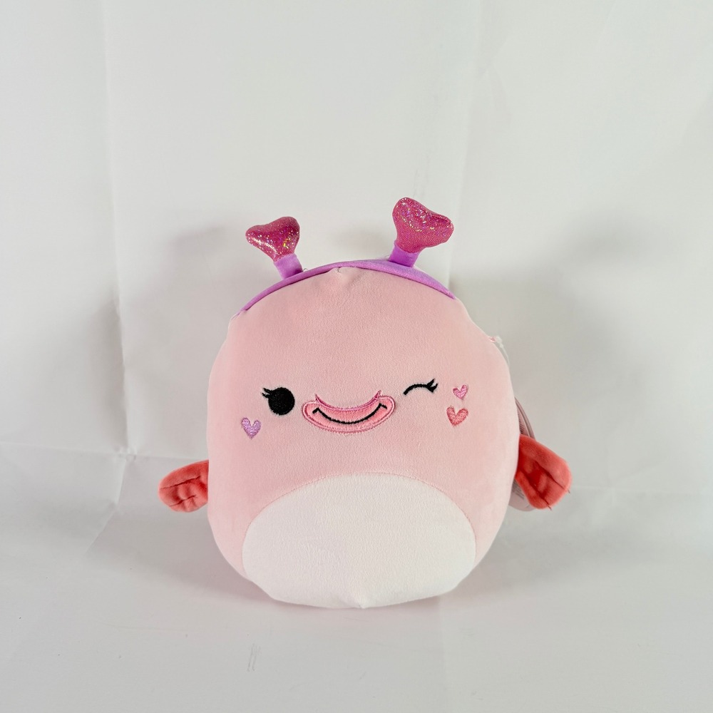 Squishmallow‎ Joan Pink Blobfish 8" Valentine Plush Toy NWT